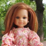 В тенистой дубраве, майским солнечным днем с Клеопатрой, куклой Paola Reina