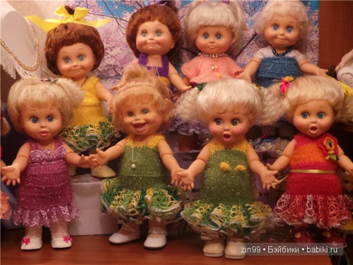 Летняя прогулка и мои вязалочки с куклами Galoob Baby Fase dolls (фото 7)