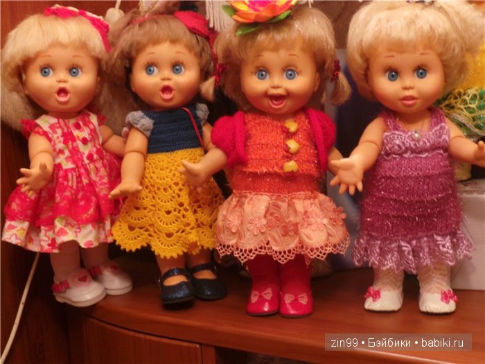 Летняя прогулка и мои вязалочки с куклами Galoob Baby Fase dolls (фото 6)