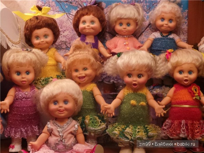 Летняя прогулка и мои вязалочки с куклами Galoob Baby Fase dolls (фото 8)