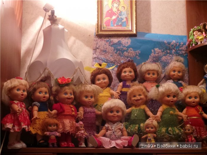 Летняя прогулка и мои вязалочки с куклами Galoob Baby Fase dolls (фото 4)