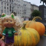 День города в Москве,  по улицам бульварам с куклой Cabbage Patch Kids dolls!