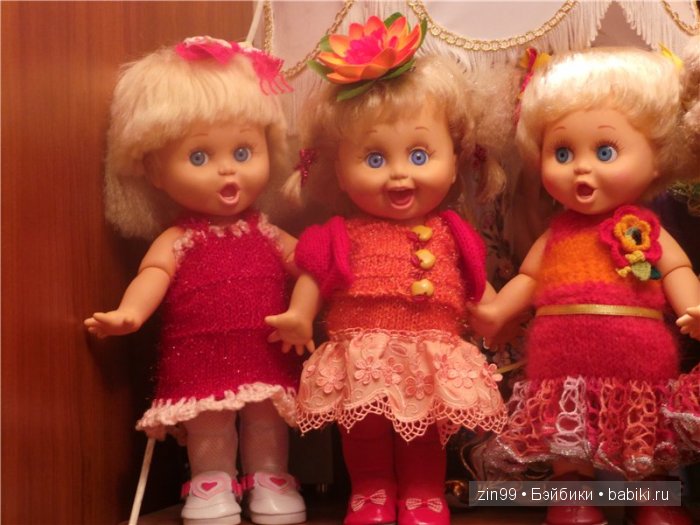 Летняя прогулка и мои вязалочки с куклами Galoob Baby Fase dolls (фото 10)