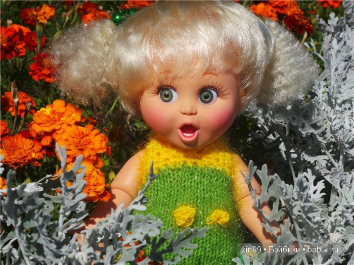 Летняя прогулка и мои вязалочки с куклами Galoob Baby Fase dolls