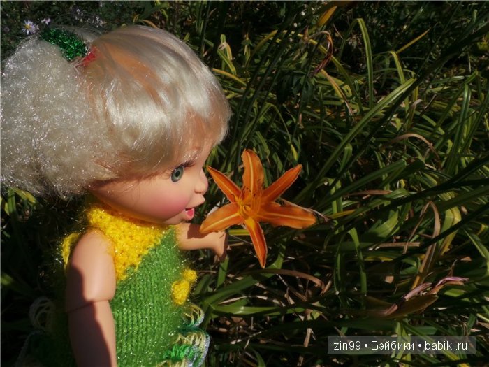 Летняя прогулка и мои вязалочки с куклами Galoob Baby Fase dolls