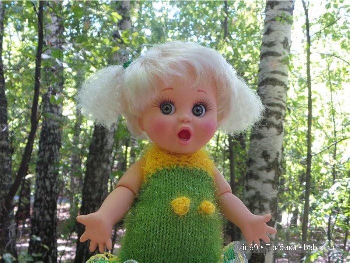 Летняя прогулка и мои вязалочки с куклами Galoob Baby Fase dolls