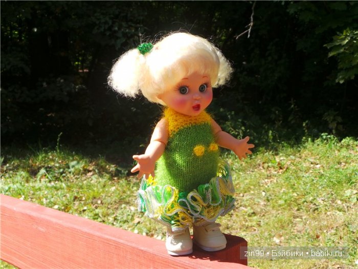 Летняя прогулка и мои вязалочки с куклами Galoob Baby Fase dolls