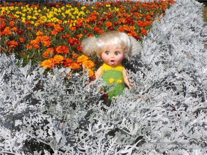 Летняя прогулка и мои вязалочки с куклами Galoob Baby Fase dolls