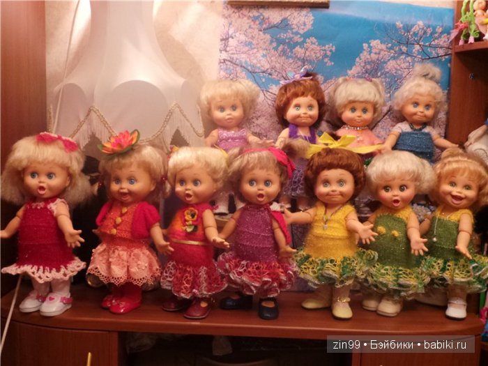 Летняя прогулка и мои вязалочки с куклами Galoob Baby Fase dolls