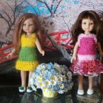 Вязалочки для кукол Paola Reina и наша солнечная прогулка