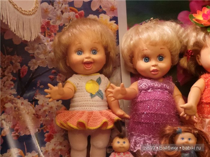 Приехали новые девочки, куклы Galoob Baby Face Dolls