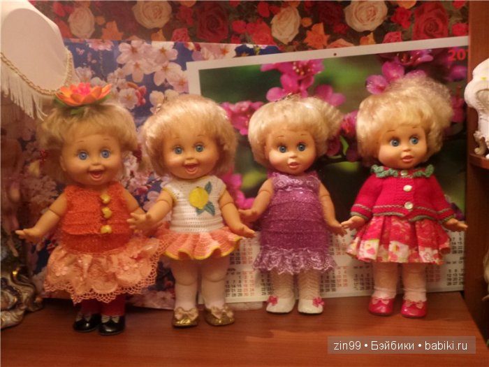 Приехали новые девочки, куклы Galoob Baby Face Dolls