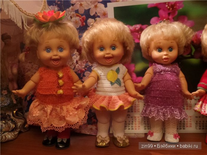 Приехали новые девочки, куклы Galoob Baby Face Dolls