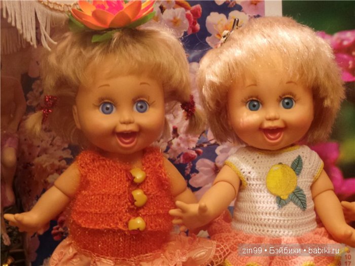 Приехали новые девочки, куклы Galoob Baby Face Dolls