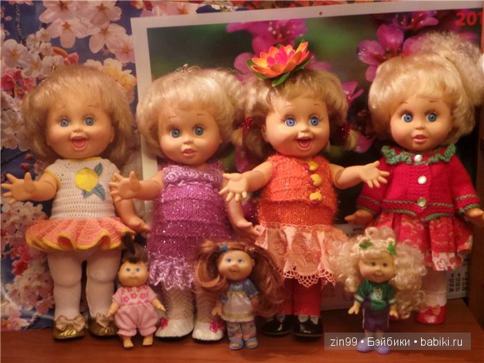 Приехали новые девочки, куклы Galoob Baby Face Dolls