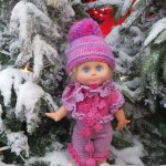 Путешествие в Рождество с куклой Сарой Galoob Baby Fase dolls