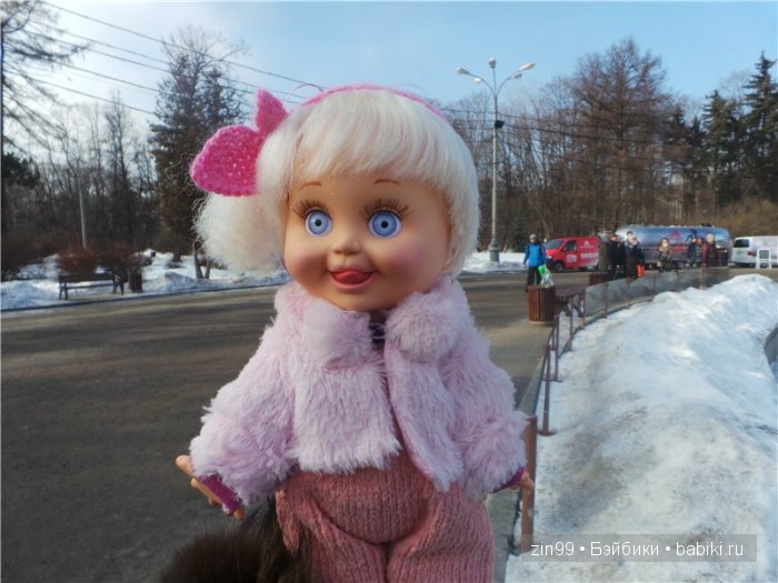 Февральская весна с куклой Galoob baby Fase dolls, что же ещё