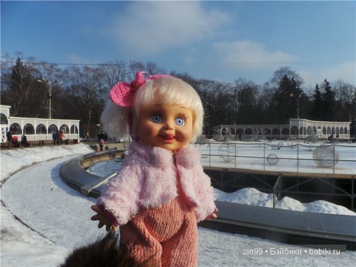 Февральская весна с куклой Galoob baby Fase dolls, что же ещё