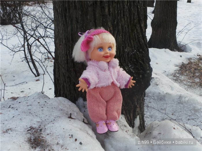 Февральская весна с куклой Galoob baby Fase dolls, что же ещё