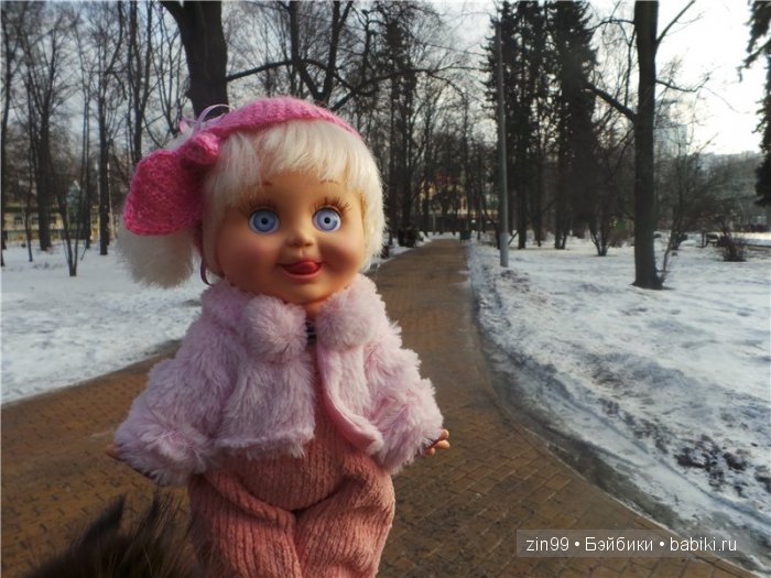 Февральская весна с куклой Galoob baby Fase dolls, что же ещё