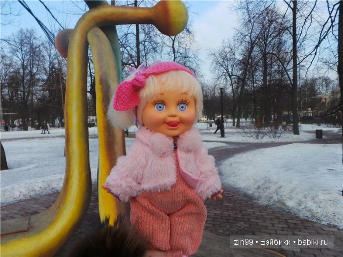 Февральская весна с куклой Galoob baby Fase dolls, что же ещё