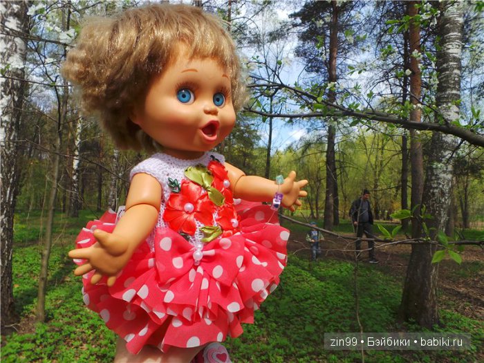Весна! Все распускается, гуляем с куклами Galoob Baby Face doll (фото 10)