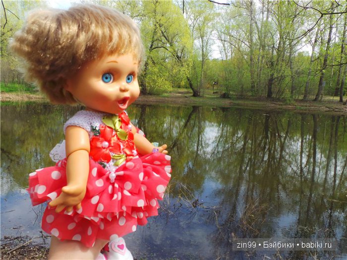Весна! Все распускается, гуляем с куклами Galoob Baby Face doll