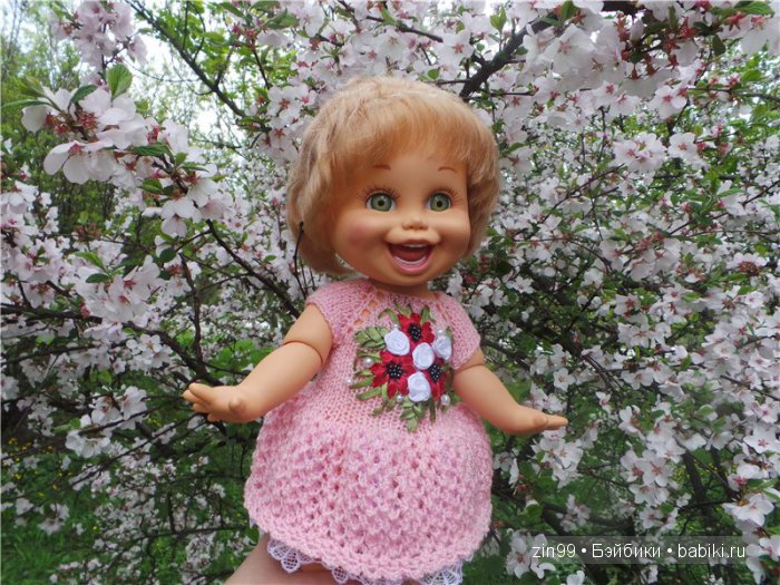 Весна! Все распускается, гуляем с куклами Galoob Baby Face doll