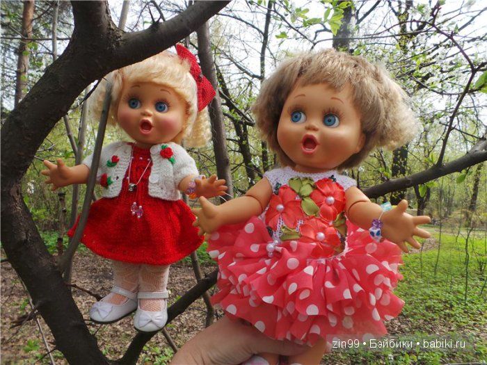 Весна! Все распускается, гуляем с куклами Galoob Baby Face doll (фото 8)