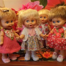 Фейсинки разные нужны и куклы Galoob Baby Fase dolls важны! Или наш дворовый садик и новенькая СЬЮЗИ!
