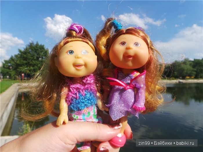 Cabbage Patch Kids dolls, на природе и в магазине (фото 3)