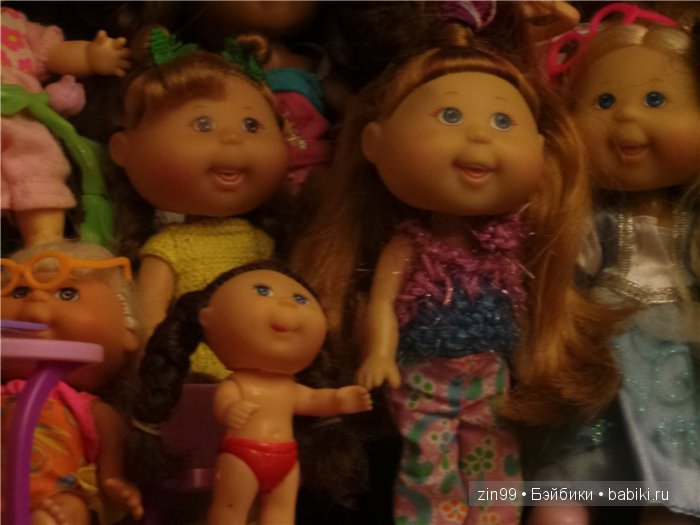 Cabbage Patch Kids dolls, на природе и в магазине