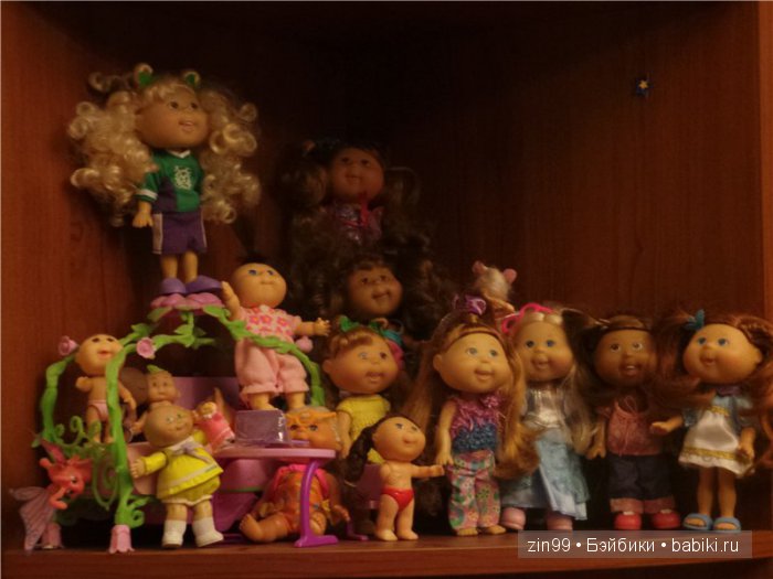 Cabbage Patch Kids dolls, на природе и в магазине