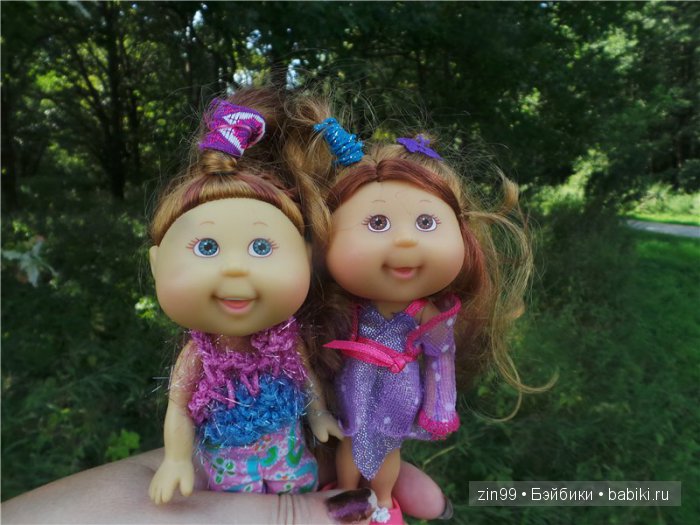 Cabbage Patch Kids dolls, на природе и в магазине (фото 2)