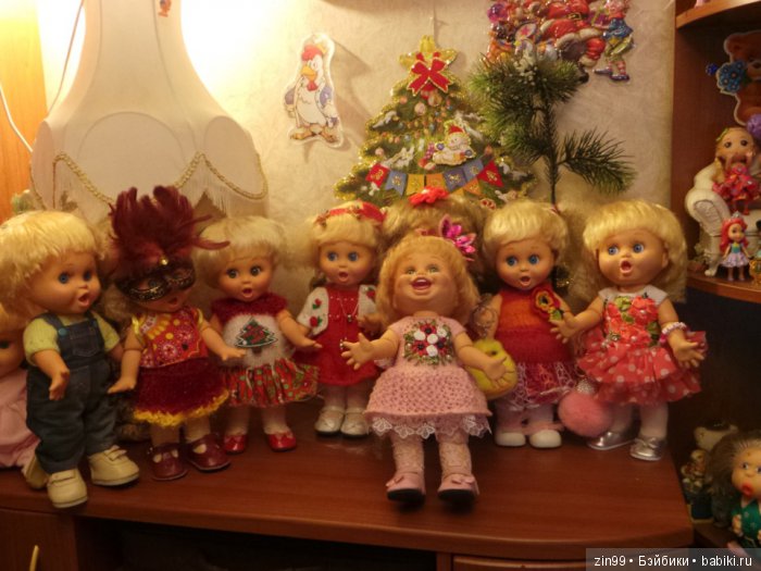 Поём все вместе и встречаем новенькую и не только! Galoob Baby Face