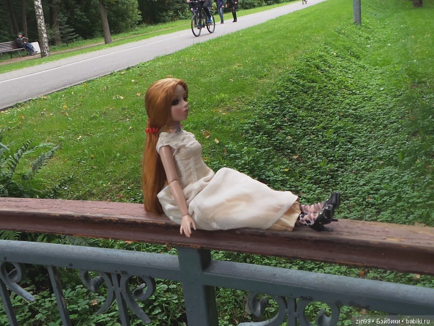 Прогулка в парке в день города с Амбер