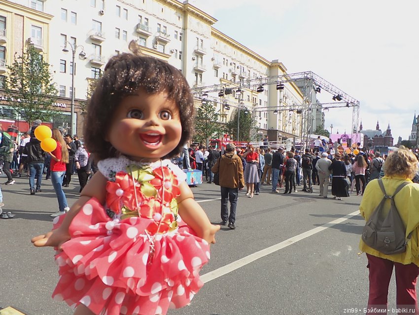 Москве 870 лет, она отмечает день города! Фоторепортаж, вместе с куклой Натали