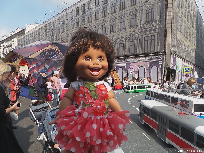 Москве 870 лет, она отмечает день города! Фоторепортаж, вместе с куклой Натали