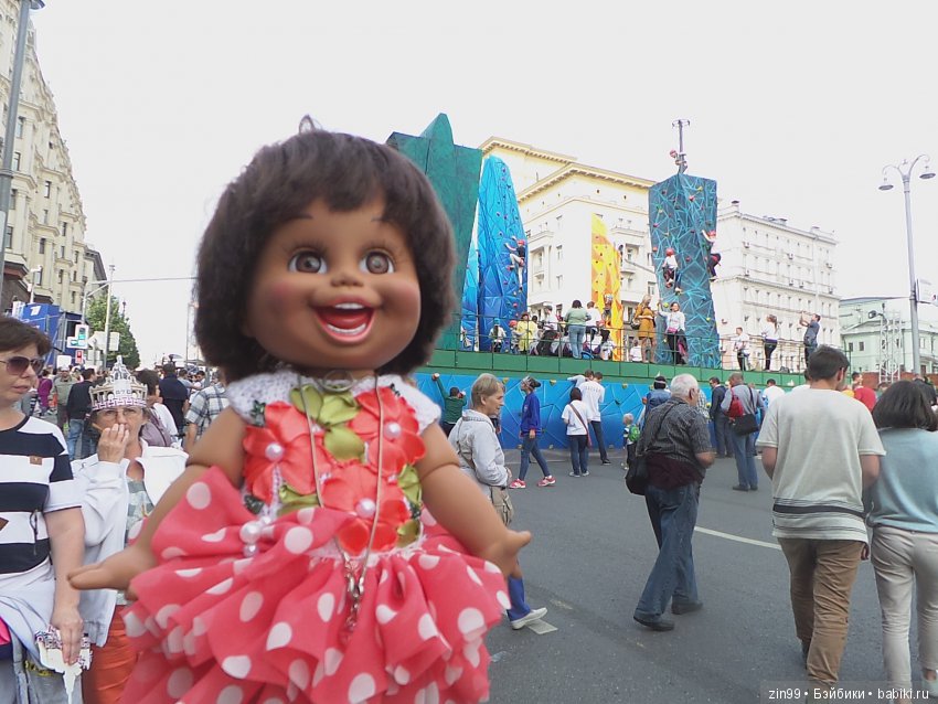 Москве 870 лет, она отмечает день города! Фоторепортаж, вместе с куклой Натали