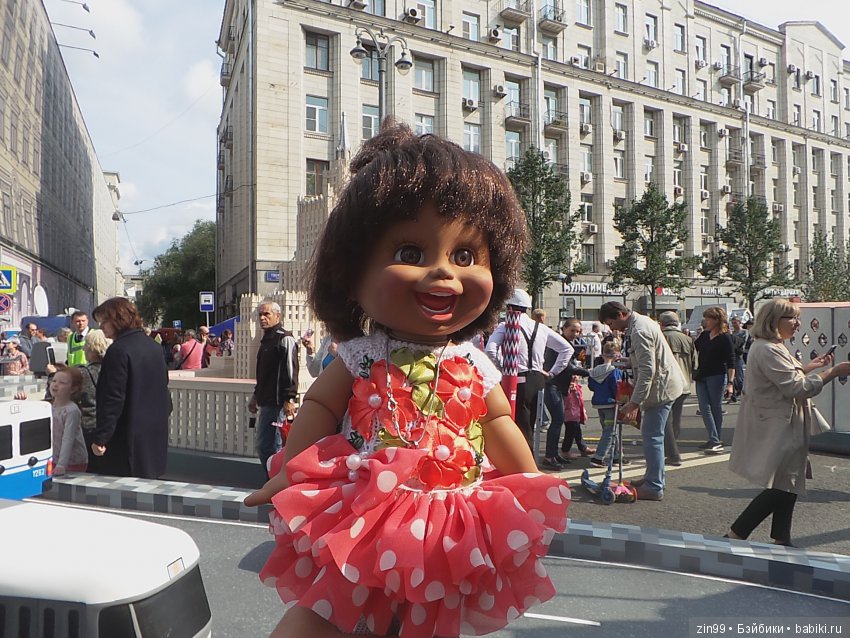 Москве 870 лет, она отмечает день города! Фоторепортаж, вместе с куклой Натали