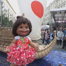 Москве 870 лет, она отмечает день города! Фоторепортаж, вместе с куклой Натали