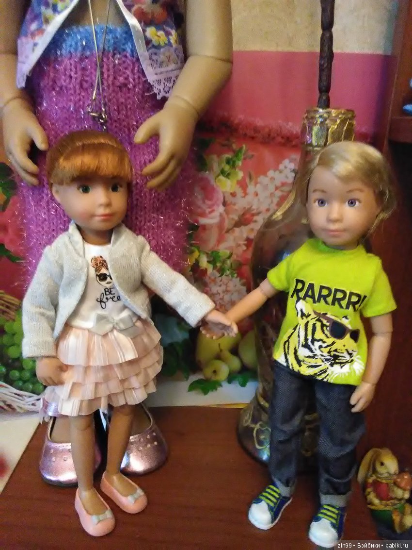 Михаэль и Хлоя, куклы от Käthe Kruse Kruselings