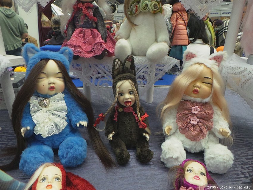 24 Международный Осенний Салон Авторских Кукол на Тишинке, с 5 по 7 октября 2018 года! Часть 2