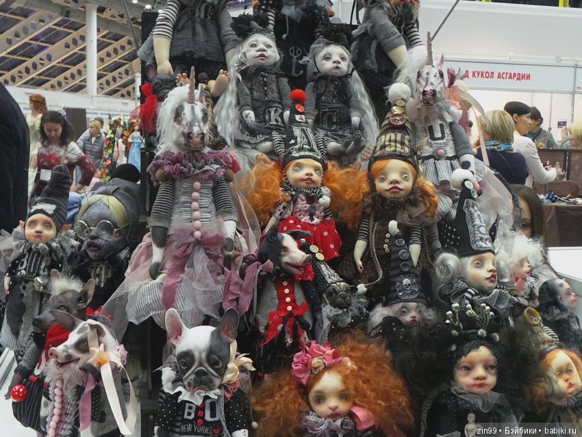 24 Международный Осенний Салон Авторских Кукол на Тишинке, с 5 по 7 октября 2018 года! Часть 1