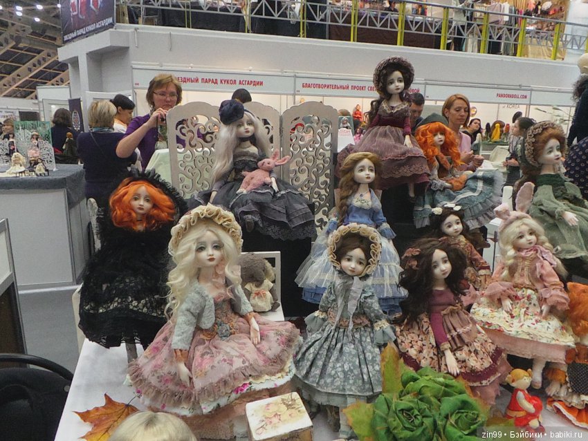 24 Международный Осенний Салон Авторских Кукол на Тишинке, с 5 по 7 октября 2018 года! Часть 1