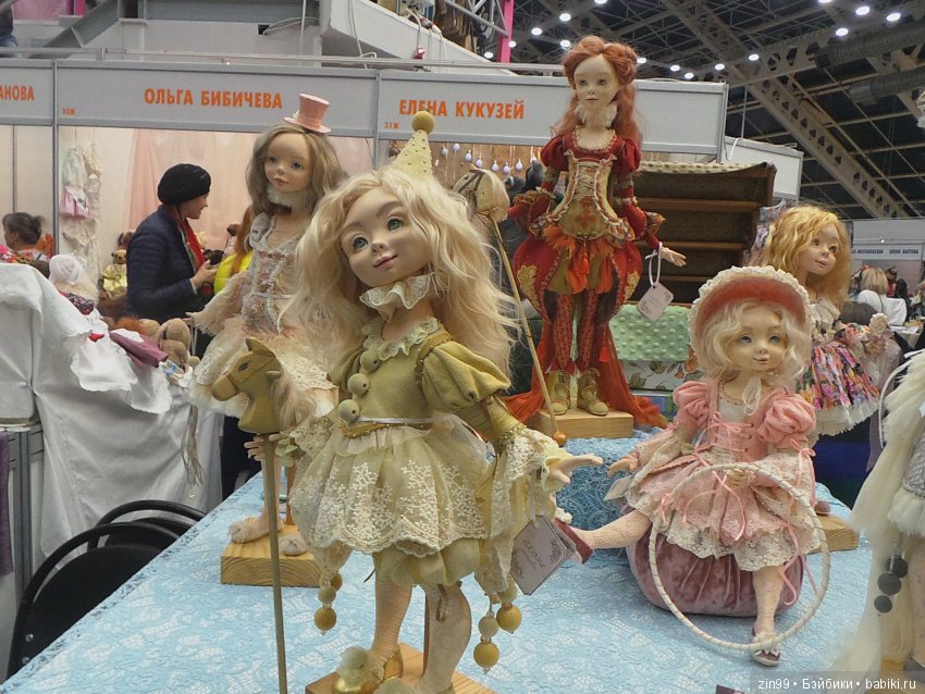 24 Международный Осенний Салон Авторских Кукол на Тишинке, с 5 по 7 октября 2018 года! Часть 2