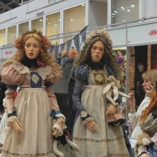 24 Международный  Осенний Салон  Авторских Кукол на Тишинке,  с 5 по 7 октября 2018 года! Часть 1