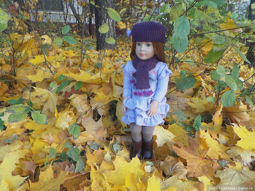 Девочка Октябрь, рыжая Лаурин, кукла Kidz'n'Cats