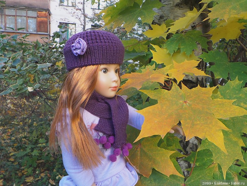 Девочка Октябрь, рыжая Лаурин, кукла Kidz'n'Cats