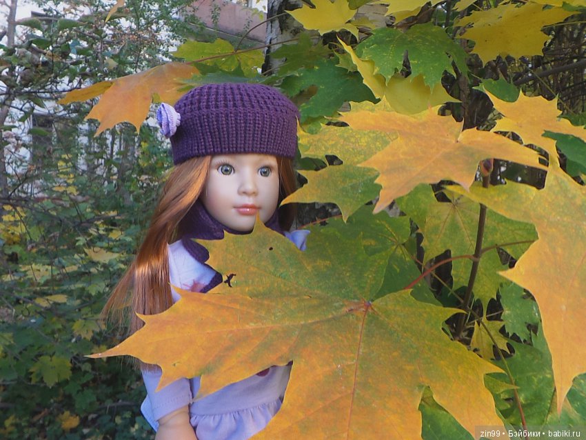Девочка Октябрь, рыжая Лаурин, кукла Kidz'n'Cats